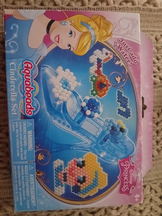 Disney Other - NWT CINDERELLA  AQUA BEADS CRAFT SET